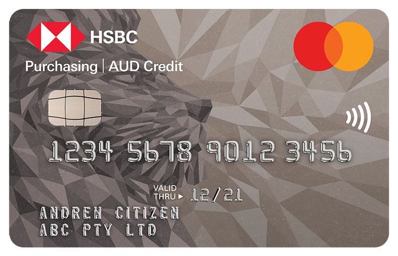 HSBC purchasing card