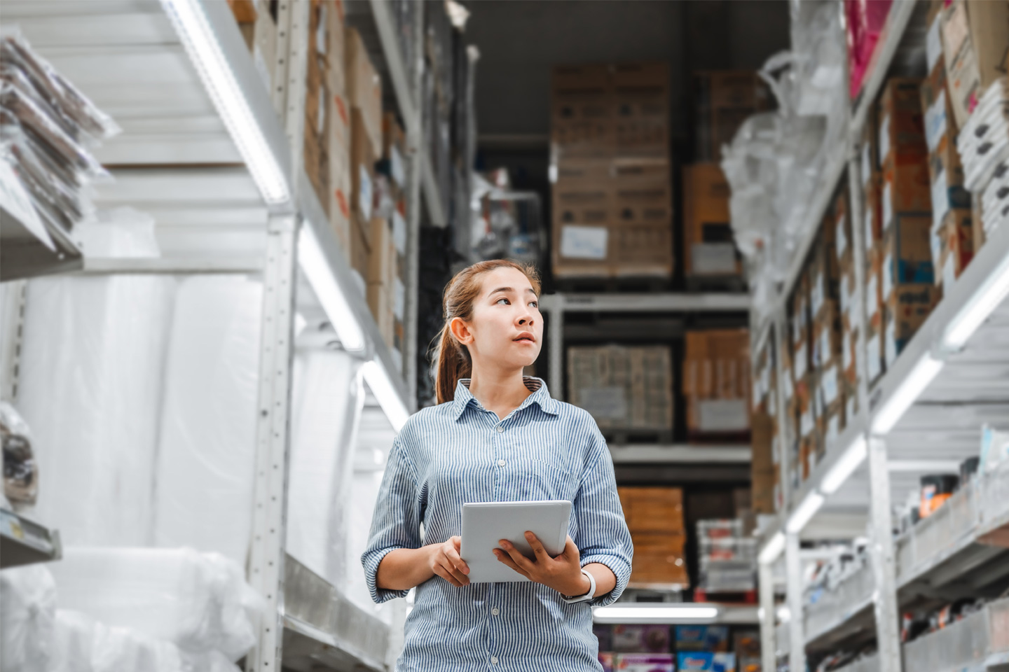 Man working in factory